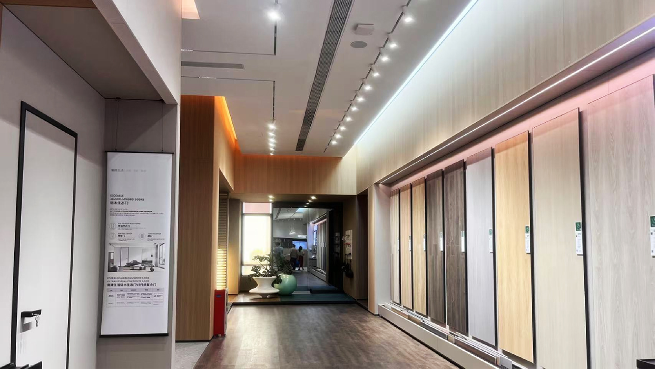 拉萨鹰牌陶瓷展厅室内照明